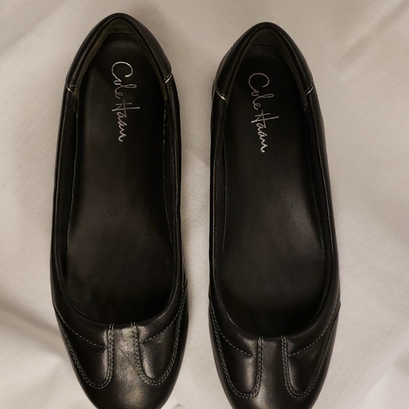 cole haan black flats